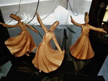 مجسمه مدل رقص سماع مجموعه 3 عددی