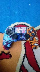 محافظ دسته بازی پلی استیشن 4 مدل rainbow به همراه روکش آنالوگ