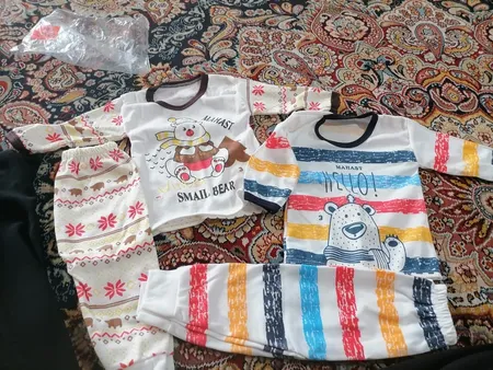 ست تی شرت و شلوار نوزادی مدل rah rah