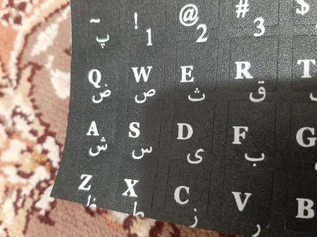 برچسب حروف فارسی کیبورد  مدل PARS
