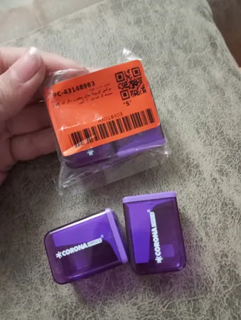 تراش کرونا مدل مخزن دار کد 100 بسته 2 عددی