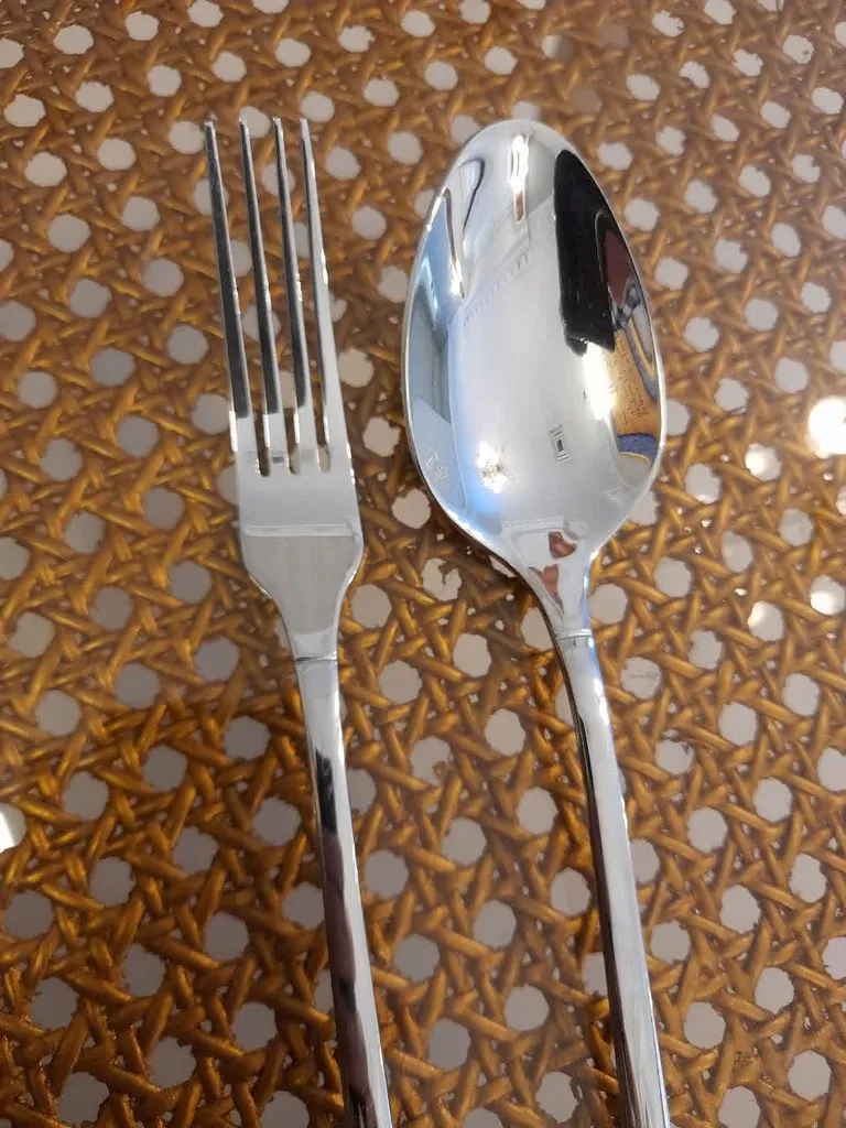 سرویس قاشق و چنگال 15 پارچه جی فی نی مدل 04