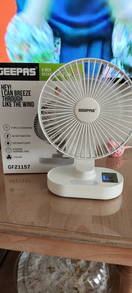 پنکه شارژی جیپاس مدل GF21157