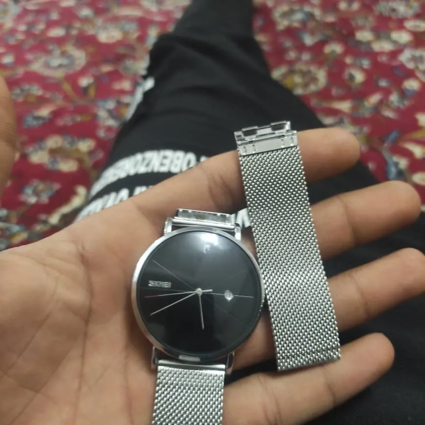 ساعت مچی عقربه ای مردانه اسکمی مدل 9183SLBK