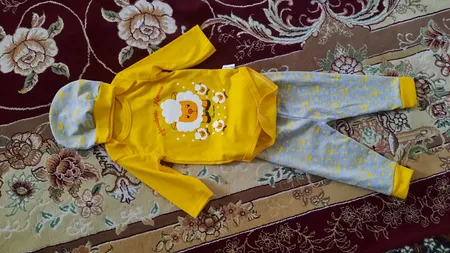 ست 3 تکه لباس نوزادی مدل بره ناقلا - YLW01