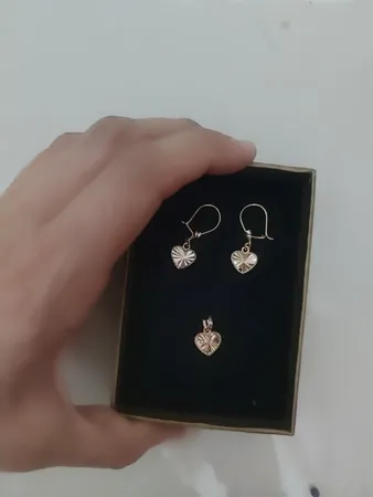نیم ست طلا 18 عیار زنانه مایا ماهک مدل MS0720