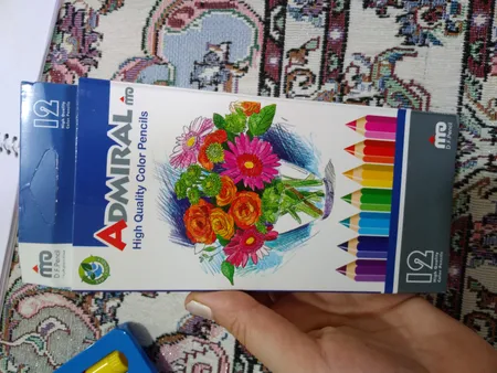 مداد رنگی 12 رنگ ادمیرال کد 19