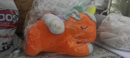 عروسک طرح اسب تک شاخ طول 35 سانتی متر