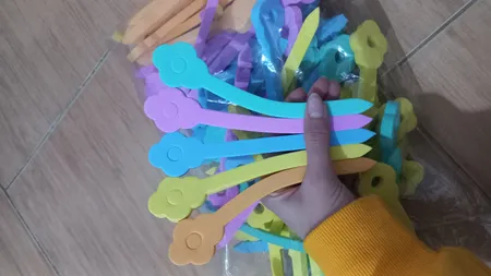 بیگودی مو مدل فومی بسته 100 عددی