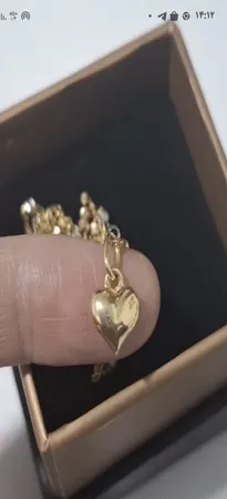 آویز گردنبند طلا 18 عیار زنانه ناریا طرح قلب مدل Super F26