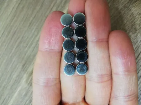 آهن ربای نیودیمیوم مدل دیسکی 8x3 بسته 10 عددی