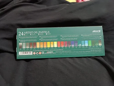 پاستل 24 رنگ آریا مدل آرتیست