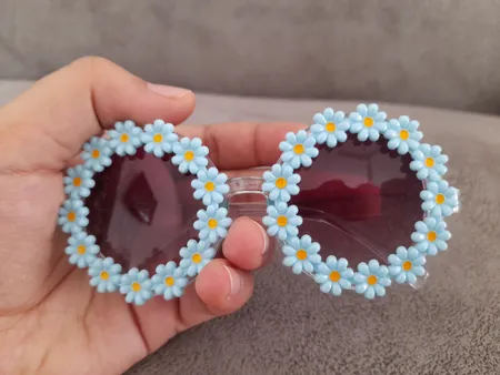 عینک آفتابی دخترانه مدل گل کد 29