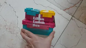 تجریه خرید ظرف غذای 3 تکه کودک هوکیا مدل پازلی