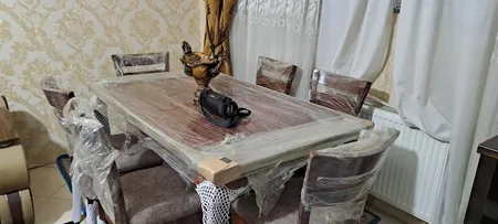 میز و صندلی ناهارخوری 6 نفره گالری چوب آشنایی مدل 791