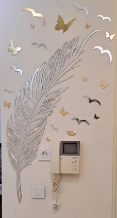 آینه آماتیس مدل پر و پرنده ها