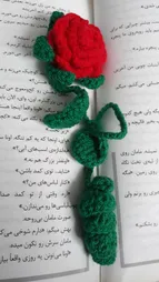 نشانگر کتاب طرح گل مدل NA07