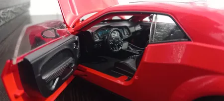 ماکت ماشین ناب سل مدل دوج چلنجر هلکت فلزی کد 1:24 Dodge Challenger Hellcat