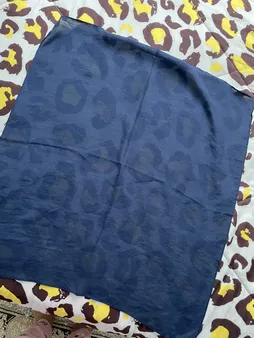 روسری زنانه مدل مینی اسکارف نخی ساده کد 1