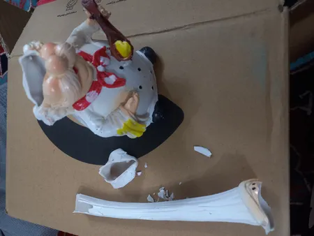 مجسمه آشپز کلاه بلند شیانچی مدل 020020224 مجموعه 4 عددی