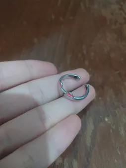 انگشتر زنانه مدل گربه گوش دار کد 872255