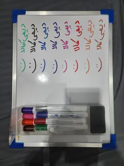 ماژیک وایت برد پلیکان مدل هرون به همراه تخته پاک کن بسته 8 عددی