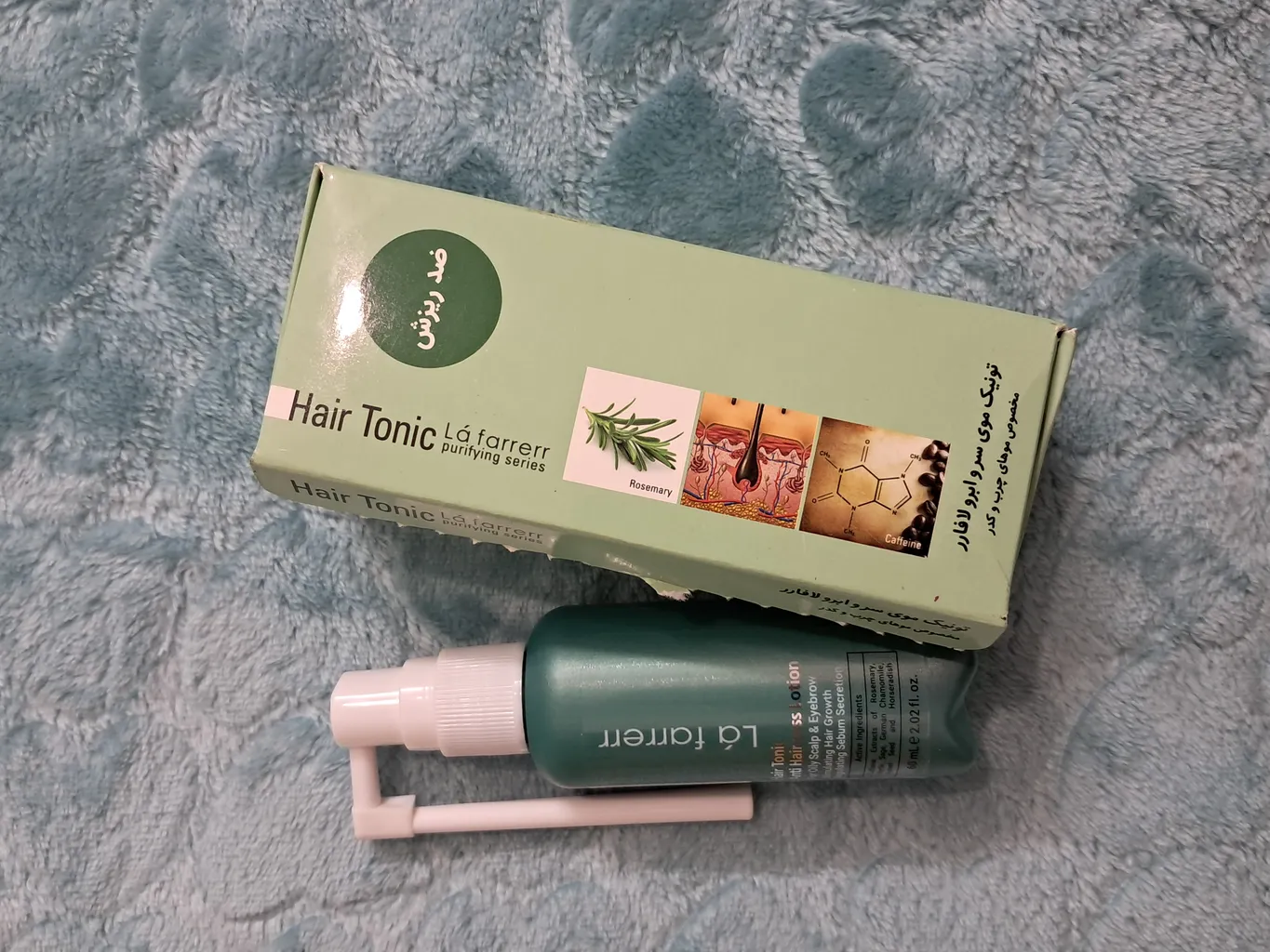 تونیک ضد ریزش مو و ابرو لافارر مدل Oily Hair حجم 60 میلی لیتر