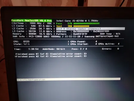 رم لپ تاپ DDR3L دو کاناله 1600مگاهرتز cl11 سامسونگ مدل PC3L-12800S ظرفیت 8 گیگابایت