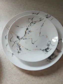 سرویس غذا خوری 26 پارچه گلدن اپال مدل ماربل