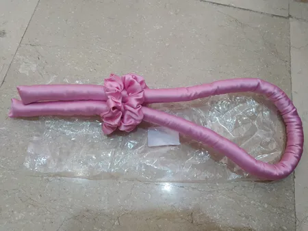 بیگودی مدل کرلی روبان به همراه کش مو بسته 2 عددی