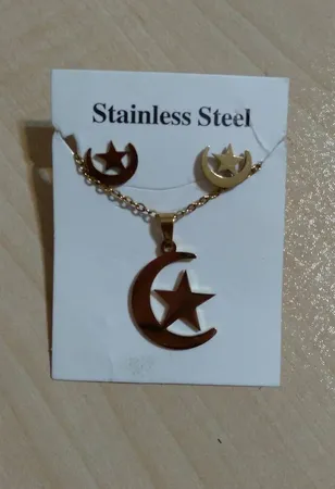 نیم ست زنانه طرح ماه و ستاره کد MST9