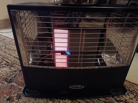 بخاری گازی آبسال مدل هوشمند کد 405