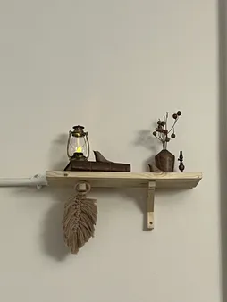 شلف دیواری مدل چوبی W00D