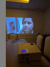 تجریه خرید ویدئو پروژکتور النز مدل SD500 Smart Android به همراه پرده نمایش و دو کنترل