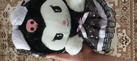 عروسک مدل کرومی پاپیون دار ارتفاع 35 سانتی متر