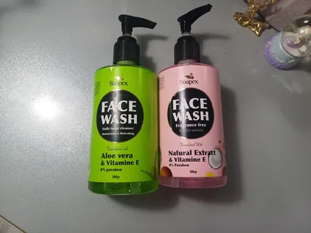 ژل شستشو صورت سوپکس کد 002 حجم 350 میلی لیتر مجموعه 2 عددی