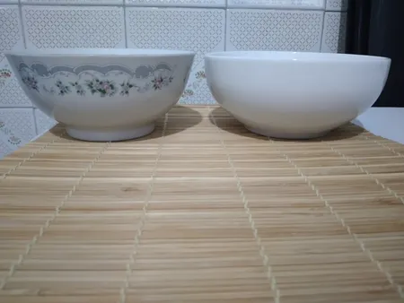 پیاله چینی زرین ایران مدل ایتالیا اف 16 سفید درجه عالی بسته دو عددی