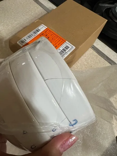 پیاله چینی زرین ایران مدل هتلی 49 کد 12 سفید درجه سه بسته 3 عددی