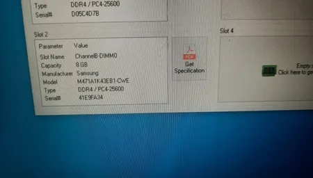 رم لپ تاپ DDR4 تک کاناله 3200 مگاهرتز CL22 کروشیال مدل CT8 ظرفیت 8 گیگابایت