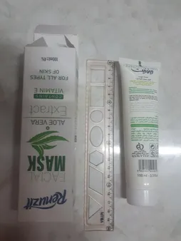 ماسک صورت رینوزیت مدل آلوئه ورا حجم 100 میلی لیتر