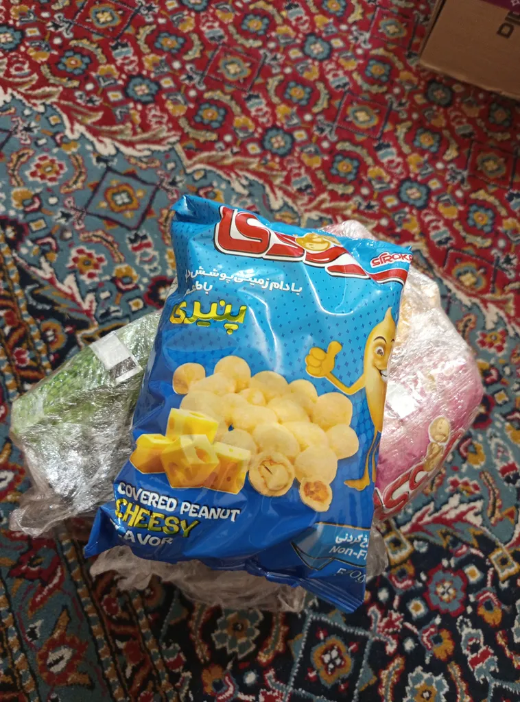 بادام زمینی روکش دار میکس 5 سیروکا - 3000 گرم بسته 6 عددی