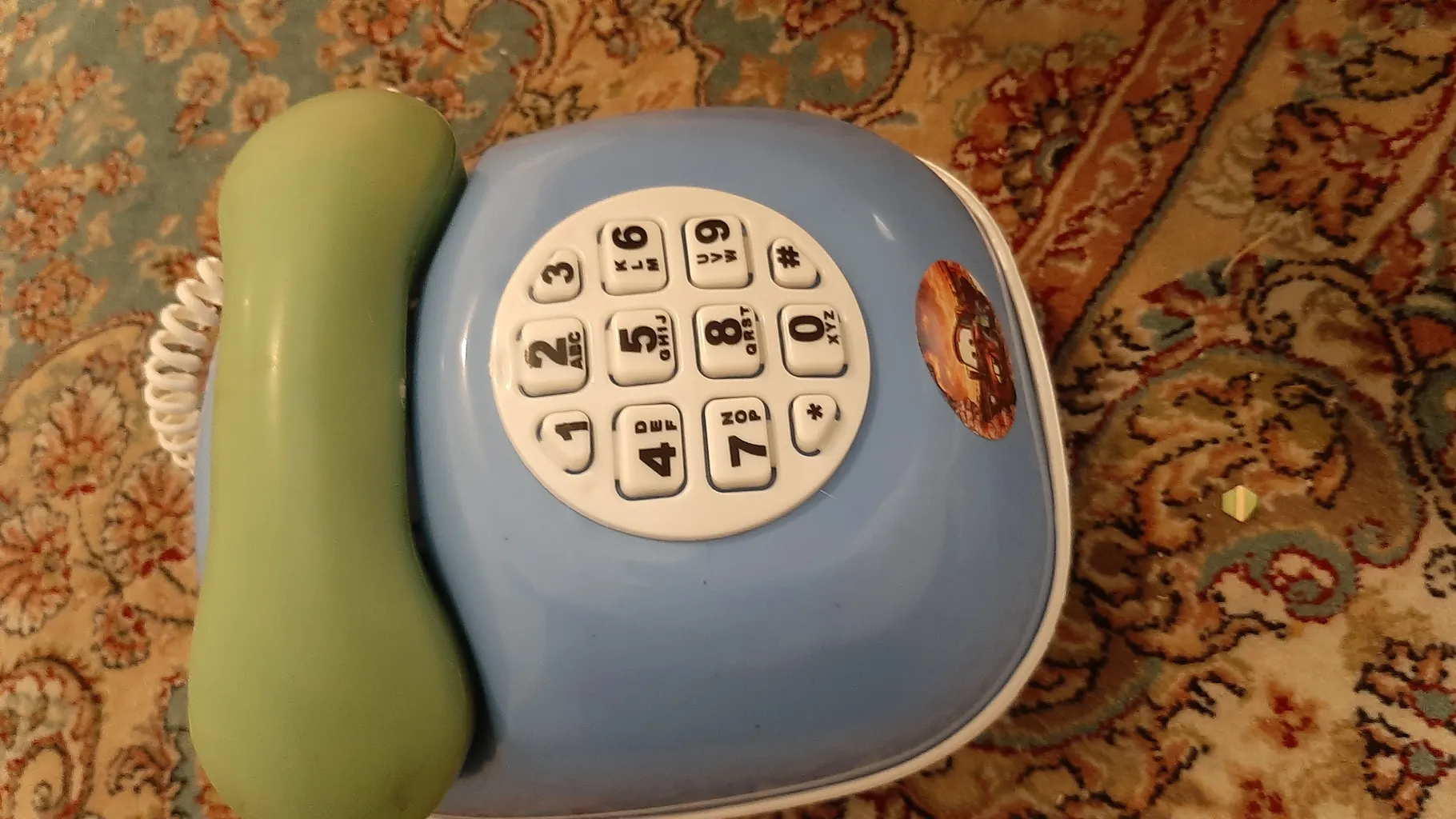 قلک طرح اسباب بازی تلفن و ماشین