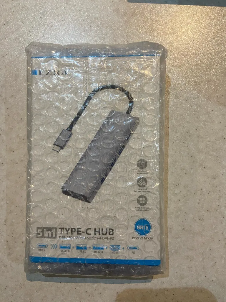 هاب 5 پورت USB-C ازرا مدل UH15