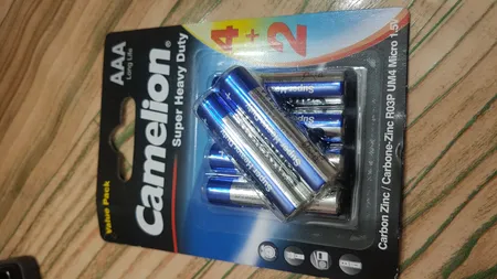 باتری نیم قلمی کملیون مدل Super Heavy Duty بسته 6 عددی