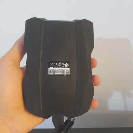 هارد اکسترنال ای دیتا مدل HD770G  ظرفیت یک ترابایت دارای رابط USB Type-A 3.2