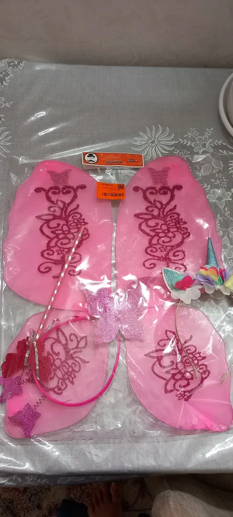 ست ایفای نقش مستر تم مدل بال فرشته عبادت پروانه پلاس مجموعه 3 عددی