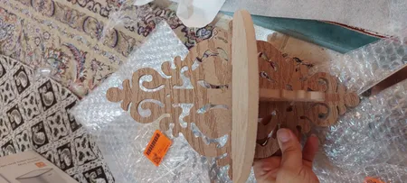 شلف دیواری مدل لوزی کد 09030035 سایز متوسط