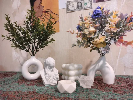 گلدان بتنی مدل پافیلی مینیمال