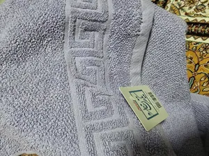 تجریه خرید حوله حمام آشنا طرح کلاریس سایز 90*185 سانتی‌متر