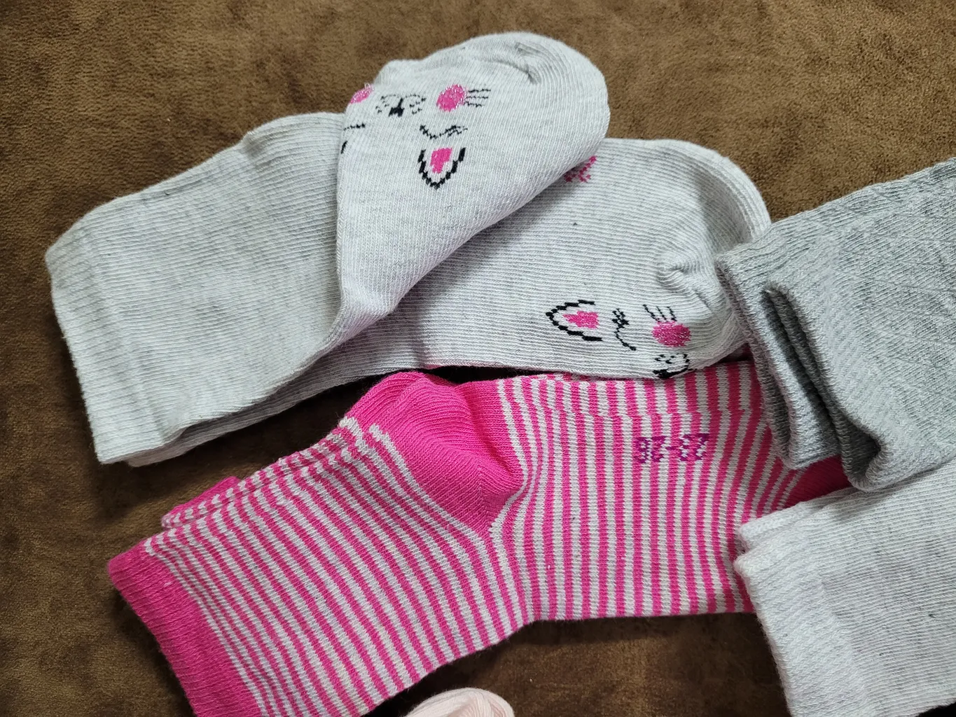 جوراب ساق بلند دخترانه لوپیلو مدل ger875 مجموعه 7 عددی